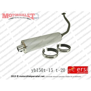 Ersi Motor YB150T-15 T-20 Egzoz Komple Tip 2